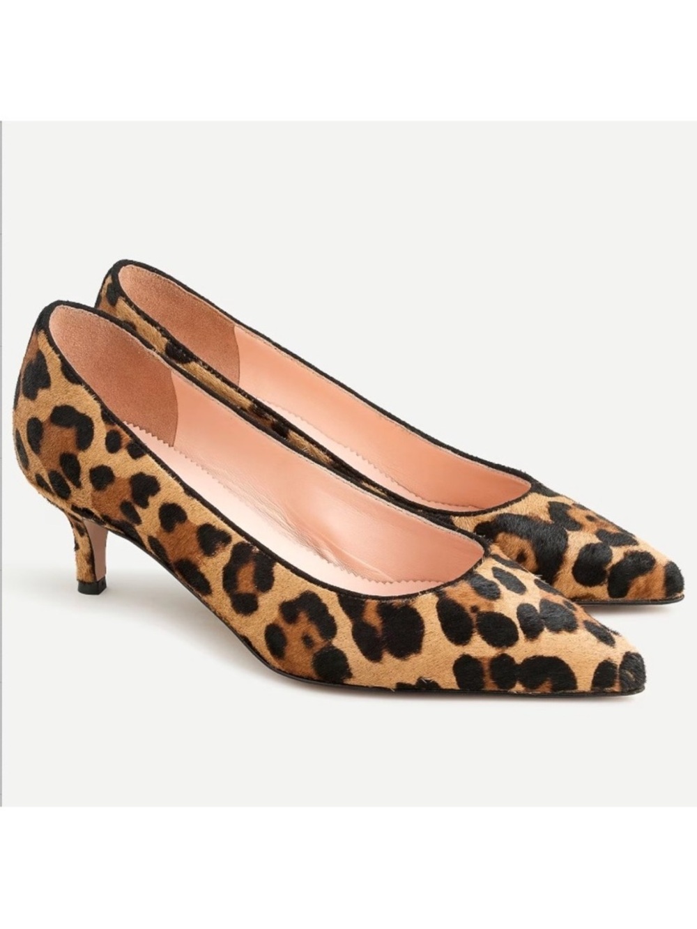 NEW J. Crew Leopard Print Kitten Heels